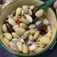 ราคา สะตอดอง สะตอดองเกลือ ดองโดยวิธีธรรมชาติ กรอบ เม็ดใหญ่ ขวดละ300กรัม แพคละ 3 ขวด (20306306763)