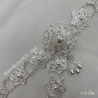 ราคา เข็มขัดชุบเงิน เข็มขัดล้านนา เข็มขัดลายไทย เข็มขัดไทยประยุกต์ เข็มขัดลายไทย ลายโบราณ สินค้าพร้อมส่งจากประเทศไทย (17456219423)