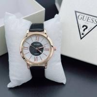 ราคา นาฬิกา Guess หน้าปัดกลม สายหนัง พร้อมกล่องสีดำ มีประกัน (17218952521)
