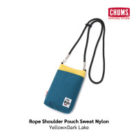 ราคา CHUMS Rope Shoulder Pouch Sweat Nylon กระเป๋าสะพายข้าง crossbody กระเป๋าใบเล็ก กระเป๋าใส่มือถือ shoulder bag ชัมส์ (17578859409)