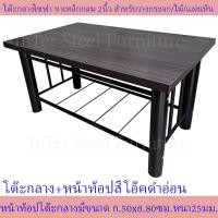 ราคา โต๊ะกลางโซฟา โต๊ะเหล็ก โครงเหล็ก ขาเหล็ก2นิ้ว เหมาะสำหรับวางกระจก ไม้ แผ่นหิน สีดำ (20253263665)
