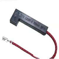 ราคา อุปกรณ์ซ่อมเตาอบไมโครเวฟเตาอบไมโครเวฟแรงดันสูงฟิวส์หลอดรวมฟิวส์รูปตัวยูสีดำ 700mA (10592914118)