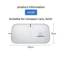 ราคา KONNWEI 1pcs Honda ม่านกันแดดรถยนต์ ม่านบังแดด ด้านหน้ารถยนต์ ที่บังแดดกระจกหน้ารถยนต์ ที่กันแดด แผ่นบังแดด กันความร้อน ม่ พับเก็บได้ ใช้กับ City Civic HRV Accord CRV eNS1 Fit XRV (19935427495)