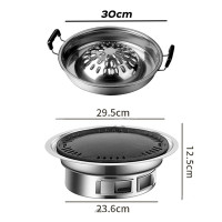 ราคา ครบเซ็ท6ชิ้น เตาถ่าน เตาบาร์บีคิว BBQ เตาปิ้งย่างไร้ควัน 6in1 พร้อมเตาหินย่าง ตะแกรงย่าง เตาปิ้งย่างเกาหลี เตาปิ้งย่างพกพา เตาบาร์บีคิว เตาปิ้งย่าง (20582640396)