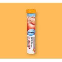 ราคา วิตามินซี เม็ดฟู่ มิโวลิส Mivolis นำเข้าจากเยอรมัน อร่อย ทานง่าย รสชาติดี บรรจุหลอดละ 20 เม็ด (20687666120)