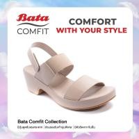ราคา Bata Comfit บาจา คอมฟิต รองเท้ารัดส้นผู้หญิง รองเท้าเพื่อสุขภาพ รองเท้ารัดส้น เพื่อสุขภาพ สูง 1 นิ้ว สำหรับผู้หญิง รุ่น Austin สีเบจ 7618979 (13379717170)