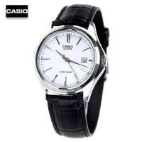ราคา Velashop นาฬิกาข้อมือผู้ชายคาสิโอ Casio สายหนังสีดำ หน้าปัดขาว รุ่น MTP 1183E 7ADF MTP 1183E 7A MTP 1183E MTP 1183 (312149536)
