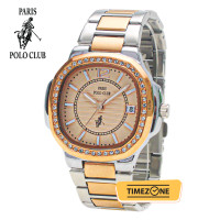 ราคา Paris Polo Club นาฬิกาแฟชั่น ของแท้ 100 ประกันศูนย์ 1 ปี นาฬิกาข้อมือผู้หญิง กันน้ำ 3 ATM รุ่น PPC 230207 (19971058401)