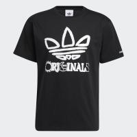 ราคา adidas ไลฟ์สไตล์ เสื้อยืด Originals Trefoil ผู้ชาย สีดำ H32312 (10148254390)