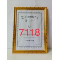 ราคา กรอบรูปA4 ขนาดa4 กรอบรูปสีทอง กรอบรูปอะคริลิค (10141379103)