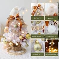 ราคา XINLANYASHE ชุดต้นคริสต์มาสขนาดเล็กต้นคริสต์มาสสีขาวประดับต้นคริสต์มาส Led ต้นคริสต์มาสสีขาว (20401523205)