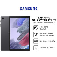ราคา Samsung Galaxy Tab A7 Lite Ram3 32GB LTE หรือ Wifi เครื่องใหม่ศูนย์ไทยราคาพิเศษ ประกันร้าน จอ 8 7 นิ้ว บาง เบา พกพาง่าย ลำโพงคู่ มีทั้งรุ่น Wi Fi และ LTE (10501255693)