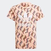 ราคา adidas ORIGINALS Allover Print Tee Pink GN2238 (7891327763)