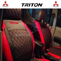 ราคา ชุดหุ้มเบาะ triton ลาย5D คู่หน้า หุ้มเบาะ triton 2003 2014 เบาะหนัง triton ตัดตรงรุ่น แบบสวมทับ เบาะtriton เบาะไทรทัน เบาะไททัน ชุดหุ้มเบาะรถ mitsubishi triton (10302629625)