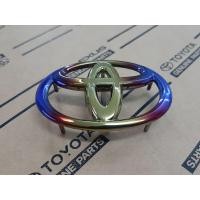 ราคา โลโก้พวงมาลัย TOYOTA โตโยต้า สีไทเทเนียมกลางทอง ขนาด 6 5 cm สำหรับ TOYOTA Altis vigo Camry Revo Fortuner (16514471220)