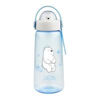 ราคา Miniso กระบอกใส่น้ำ กระติกน้ำพลาสติก คอลเลคชันสามหมี ปริมาณ 600mL (17442946769)