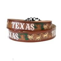 ราคา Chinatown Leather เข็มขัดหนังวัวแท้ ตอกลาย หัวฉลุลายหิน 1 5 นิ้ว (13238456059)