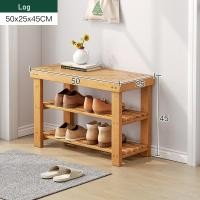 ราคา XINLANYASHE ชั้นวางรองเท้า ชั้นวางรองเท้าดีไซน์ทันสมัย พร้อมที่นั่ง ทรงสตูลนั่งใส่รองเท้า ม้านั่งชั้นวางรองเท้า เก้าอี้นั่งใส่รองเท้า ชั้นวางรองเท้าไม้ เก้าอี้ชั้นวางรองเท้า ชั้นรองเท้า ทำจากไม้ไผ่แท้