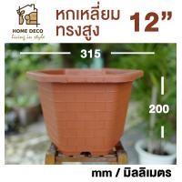 ราคา กระถางบอนไซ หกเหลี่ยม กระถางต้นไม้พลาสติก กระถางสไตล์จีน Hexagon plant pot Bonsai hexagon pot (20301020971)