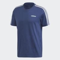 ราคา adidas ไลฟ์สไตล์ เสื้อยืด Essentials 3 Stripes ผู้ชาย สีน้ำเงิน FM6228 (1325242909)