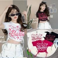ราคา เสื้อครอป บาร์บี้ ผูกโบว์ข้างเอว แอบเซ็กซี่นิสส พร้อมส่งไวเวอร์ (20275482917)