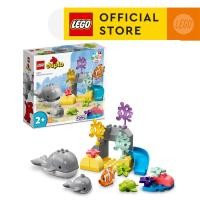 ราคา LEGO DUPLO 10972 Wild Animals of the Ocean Building Toy 32 Pieces (14626671246)