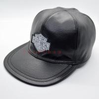 ราคา หมวก หมวกหนังแท้ หมวกแก๊ป รถชอปเปอร์ มอเตอร์ไซค์ MOTORCYCLE BIKER HEAVY METAL Black Eagle Wings หนังแท้ดำ 21 (19510634976)