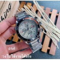 ราคา นาฬิกาข้อมือผู้ชายOmegaพร้อมกล่องแบรนด์ มีช่องบอกวันที่ วงในใช้งานได้ 000011 (20223338081)
