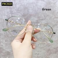 ราคา FNCXGE แว่นตา แบบสายตาสั้น สไตล์เกาหลี สําหรับผู้หญิง แว่นสายตาแว่นสายตาผู้หญิง 100 400 (8804282560)