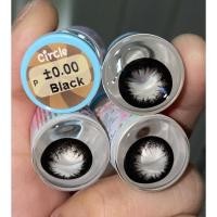 ราคา คอนแทคเลนส์ Circle Black มีค่าสายตาสั้นถึง 400 คอนแทคเลนส์สีดำ ขนาดบิ๊กอายตาโตแบ๊วๆ สวยขายดี (17448525128)