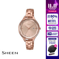 ราคา ของแท้ CASIO นาฬิกาข้อมือผู้หญิง SHEEN รุ่น SHE 4062PG 4AUDF นาฬิกา นาฬิกาข้อมือ นาฬิกาผู้หญิง (10219680610)