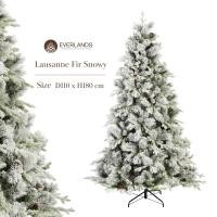 ราคา 687135 Christmas Tree Lausanne Fir Snowy D110 x H180 cm Artificial Christmas Tree ต้นคริสต์มาสประดิษฐ์ (16192620933)