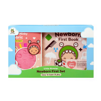 ราคา เซตแรกเกิดที่ต้องซื้อให้ลูก Newborn First Set Little Monster หนังสือภาพ ผ้าDotเสริมพัฒนาการ (20490159484)
