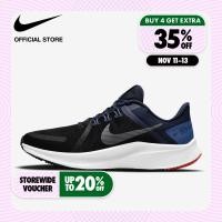 ราคา Nike Mens Quest 4 Road Running Shoes Black ไนกี้ รองเท้าวิ่งโร้ดรันนิ่งผู้ชาย Quest 4 สีดำ (12473541895)