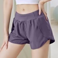 ราคา พร้อมส่ง กางเกงออกกำลังกายขาสั้น กางเกงกีฬาผู้หญิง มีซับในกันโป๊ ผ้าระบายอากาศอย่างดี สวมใส่สบาย Size M XXL (20826976387)