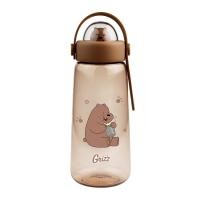 ราคา Miniso กระบอกใส่น้ำ กระติกน้ำพลาสติก คอลเลคชันสามหมี ปริมาณ 600mL (17442946767)