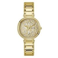 ราคา GUESS Ladies Gold Tone Analog Watch GW0528L2 36mm สีทอง แท้ (20767671940)