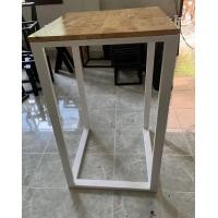 ราคา MPT2Wood Steel โต๊ะบาร์ โต๊ะทรงสูง MPT 658 ขนาด ย60xก60xส100ซม Table DIY โต๊ะสำเร็จรูป พร้อมใช้ โต๊ะบาร์สูง โต๊ะวางของ ขาเหล็ก สีขาว แข็งแรง ทนทาน กันสนิม (20791849987)