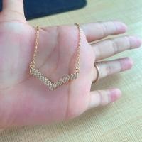 ราคา OYJR สร้อยสแตนเลส จี้ตัวอักษร v ฝังเพชร สร้อยคอแฟชั่นไม่ลอกดำสําหรับผู้หญิง (15893511092)