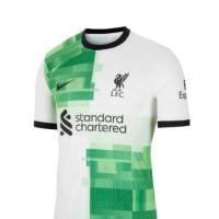 ราคา เสื้อฟุตบอล ทีม ลิเวอร์พูล เยือน แฟนบอล Liverpool Away 23 24 เกรดAAA (20735163309)