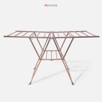 ราคา FN HOME BUTTERFLY ALUMINUM CLOTHES ราวตากผ้า อลูมิเนียม น้ำหนักเบา เคลื่อนย้ายสะดวก พับเก็บได้ ประหยัดพื้นที่ ปรับได้ 6 ระดับ (20415027078)