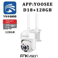 ราคา FNKvision กล้องวงจรปิด wifi กล้องวงจรปิดไร้สาย 5MP WiFi ครบสี พร้อมไมค์ รักษา ไร้สายกันน้ำ กล้อง 360 องศา กันน้ำ ip camera (20478870613)
