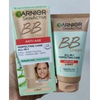 ราคา Garnier SkinActive BB Cream Anti Age Light Medium SPF15 50ml Made in France (20391590635)