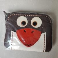 ราคา กระเป๋าใส่เหรียญหนังแท้ กระเป๋าเพนกวิน ใส่บัตร atm ใส่เหรียญ ใส่แบงค์ ทำจากหนังวัว งานแฮนด์เมด ราคาถูก MARAH (14149167817)