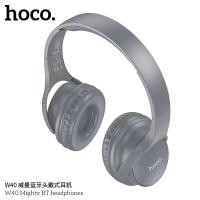 ราคา HOCO W40 หูฟังบลูทูธเฮดโฟน พับเก็บได้ หูฟังครอบหูแบบไร้สาย เบสแน่น ใช้ต่อเนื่องได้ 7ชม รองรับ Aux 3 5mm TF Card hc3 (20213048062)