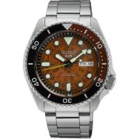 ราคา นาฬิกาข้อมือผู้ชาย SEIKO 5 Sports Automatic SKELETON Time Sonar ในยุค 70 รุ่น SRPJ45K1 หน้าปัดโปร่งสีฟ้า SRPJ47K1 หน้าปัดโปร่งสีน้ำตาล ขนาดตัวเรือน 42 5 มม (19433780111)