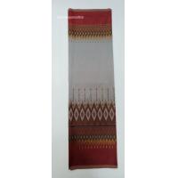 ราคา ผ้าถุงไหม ผ้าซิ่นไหม ไหมกาบแก้วเชิงแดง ผ้าทอเนื้อดี ขนาด 2หลา (9625281288)