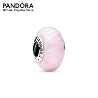 ราคา Pandora Sterling silver charm with pink lab created opal (19958577808)