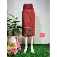 ราคา ผ้าถุงป้ายตะขอไหมสังเคราะห์ ไหมลาวแบบสั้น ผ้าซิ่นไหมลาวแบบสั้น ผ้าถุง (19774894372)