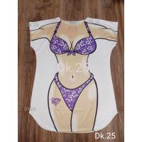 ราคา เสื้อบีกินี่ลายชุดว่ายน้ำ เสื้อยืดสกรีนลายชุดว่ายน้ำ เสื้อยืดสรีนลายชุดว่ายน้ำ bikini shirt เดรส สกรีนด้านหน้าและหลัง ไซส์ใหญ่ (17432759896)